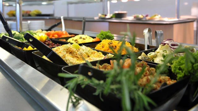 Freshly prepared meal