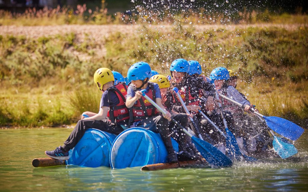 Kayaking activity